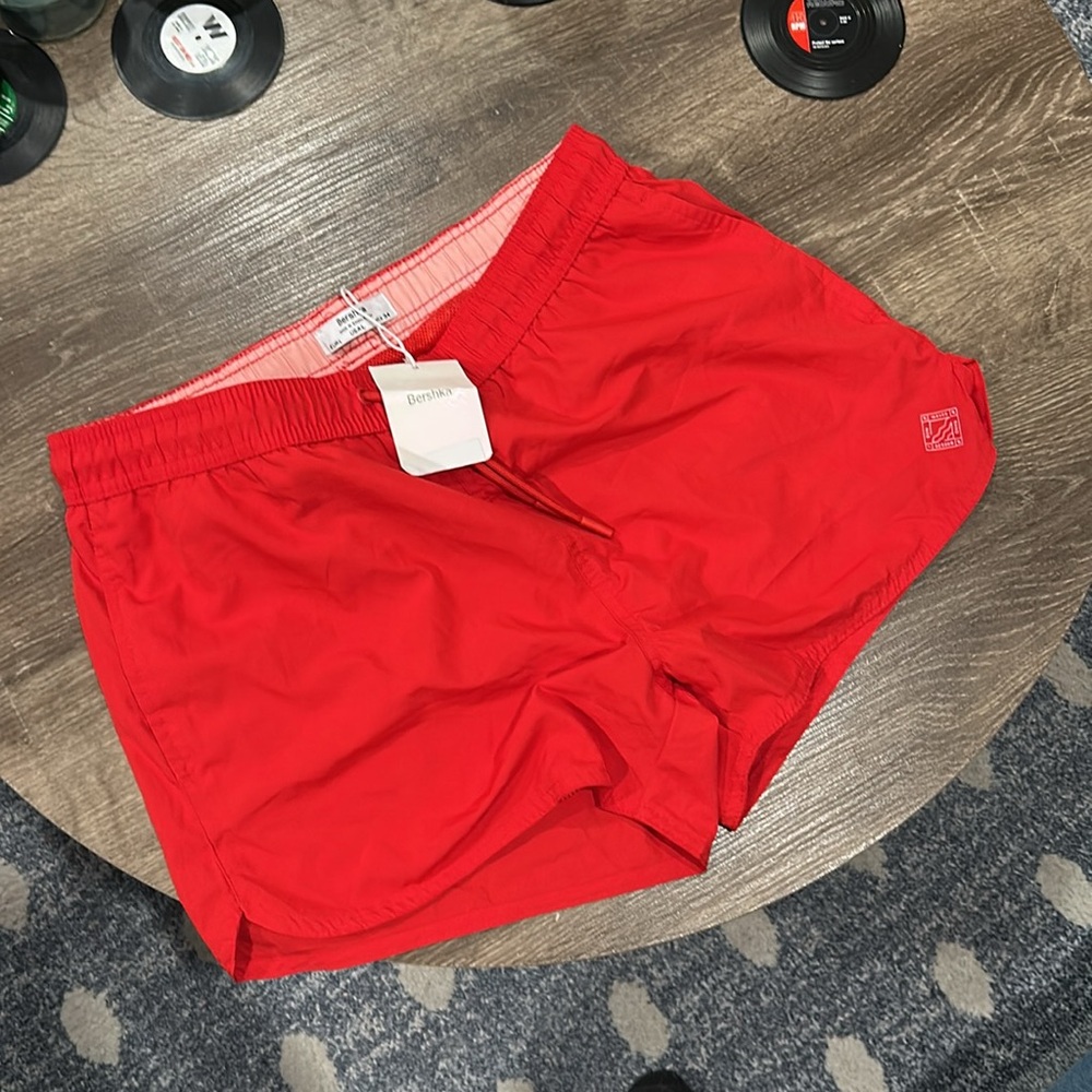 Bershka Retro Style Basic Swim Shorts - Picture 3 of 9